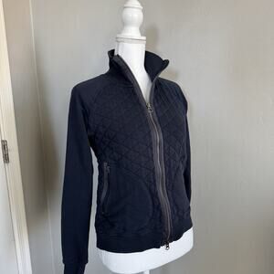 Noble Outfitters Equestrian Apparel Woman’s Quilted Jacket Size S Navy Blue